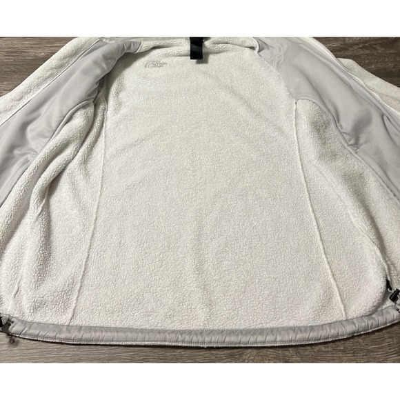 The North Face Women's Osito Full Zip Fleece Jacket Size XL in Moonlight Ivory - Picture 8 of 16